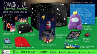 Purple Crewmate Plush, Beanie, Blanket & Artwork