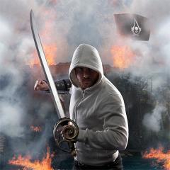 Edward's Cutlass Sword Latex Replica