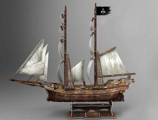 Jackdaw 3D Maquette