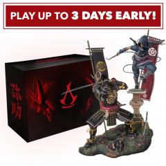 Naoe & Yasuke 15.7" Statue, Katana Tsuba Replica & Artwork (exclusive)