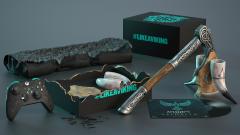 Viking Axe, Fighting Horn, Beard Oil, Hair Lotion, Eivor Chibi Figure, Soundtrack & Artwork