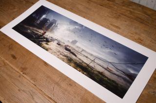 Pursuit in Baku (Art Print)