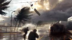 Storm at the Airfield (Art Print)