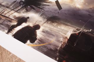 Storm at the Airfield (Art Print)