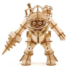 Big Daddy 3D Wood Model Kit & Poster