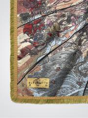 Yellow Sand, Desolate Dusk Woven Throw Blanket