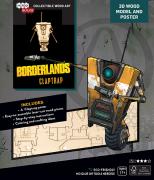 Claptrap 3D Wood Model Kit & Poster