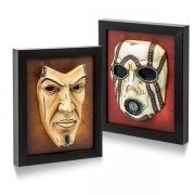 Handsome Jack & Psycho Bandit Hand-Painted Framed Resin Masks (exclusive)