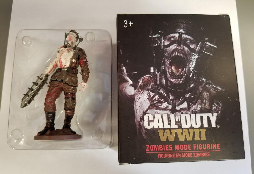 Call of Duty WWII Zombies Mode Figurine Figure GameStop Pre-Order Promo 4 in