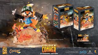 Conker Soldier Statue