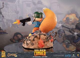 Conker Soldier Statue