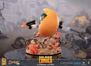 Conker Soldier Statue