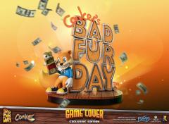 Conker's Bad Fur Day Game Cover 17.6" Statue (exclusive)