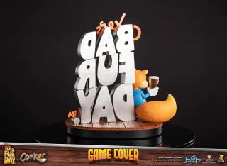 Conker's Bad Fur Day Game Cover 17.6" Statue