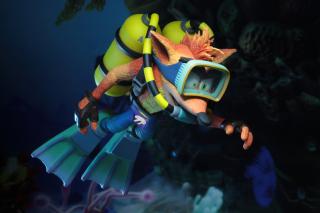 Crash Bandicoot 5.5" Figure w/ Scuba Gear