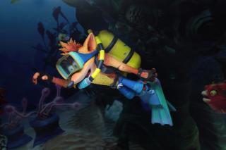 Crash Bandicoot 5.5" Figure w/ Scuba Gear