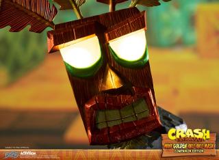 Golden Aku Aku Mask Mini Replica