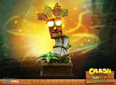 Golden Aku Aku Mask Mini Replica