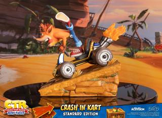 Crash in Kart Statue