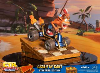 Crash in Kart Statue