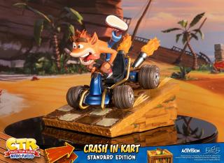 Crash in Kart Statue