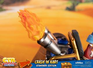 Crash in Kart Statue