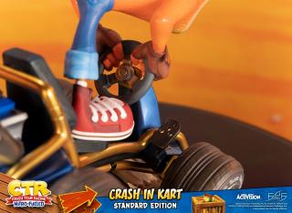 Crash in Kart Statue