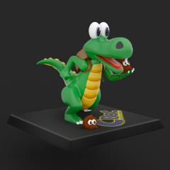 Croc 8" Statue, Keychain, Soundtrack & Artwork