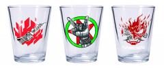 Cyberpunk Shot Glass Set of 3