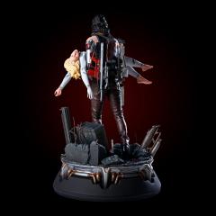Johnny & Alt 14.6" Statue