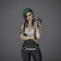 Judy Alvarez 9" Statue
