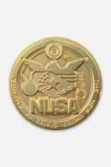 NUSA 24k Gold-Plated Challenge Coin