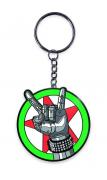 Silverhand Emblem Keychain