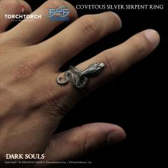 Covetous Silver Serpent Ring