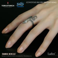 Covetous Silver Serpent Ring