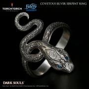Covetous Silver Serpent Ring