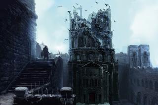 Blight Town & Tower of Crows Set (Art Print)
