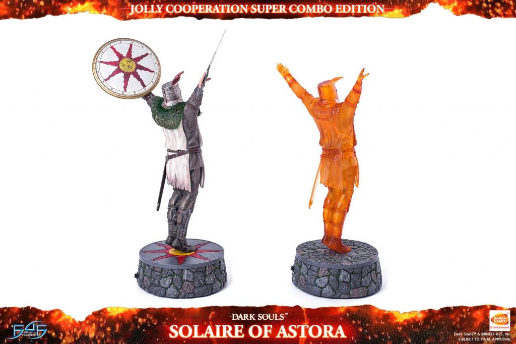 solaire of astora, living jar, iron fist alexander, and siegward