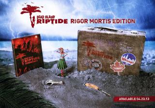Zombie Hula Girl Figure w/ Travel Suitcase