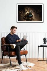 Never Alone Lithograph
