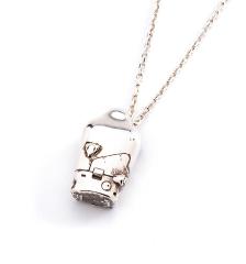 BB Pod Silver Necklace