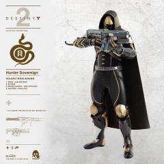 Hunter Sovereign Golden Trace Shader 1/6 Scale Figure