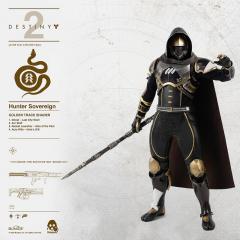 Hunter Sovereign Golden Trace Shader 1/6 Scale Figure