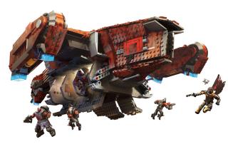 Mega Construx: Cabal Harvester Dropship