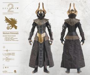 Warlock Philomath Golden Trace Shader 1/6 Scale Figure