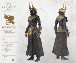 Warlock Philomath Golden Trace Shader 1/6 Scale Figure