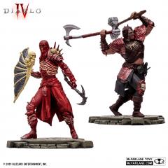 Rend Barbarian & Blood Necromancer 1:12 Scale Statue 2-Pack