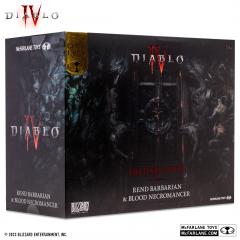 Rend Barbarian & Blood Necromancer 1:12 Scale Statue 2-Pack