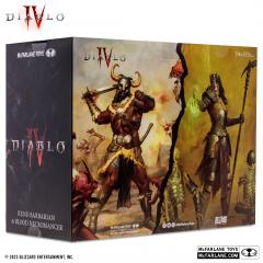 Rend Barbarian & Blood Necromancer 1:12 Scale Statue 2-Pack