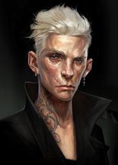 Female Thug Portrait 2 (Art Print)